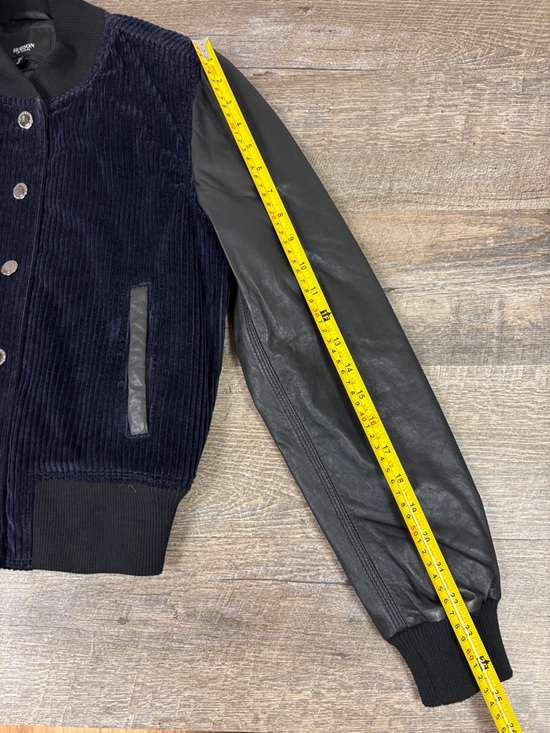 Hudson Los Angeles Corduroy & Leather Varsity Jacket XS New With Tags $495 - Picture 8 of 10